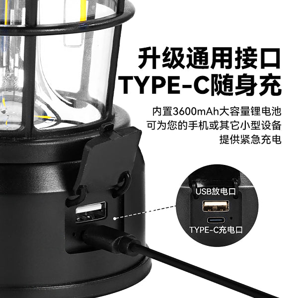 BD087 | BLACKDOG CBD2450ZM021_Henghui - Retro Camping Light