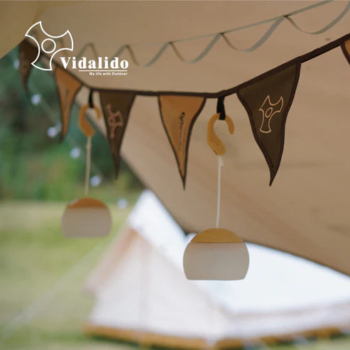 VD028 | VIDALIDO Hanging Flag cotton triangle (5.5m/12 flags)