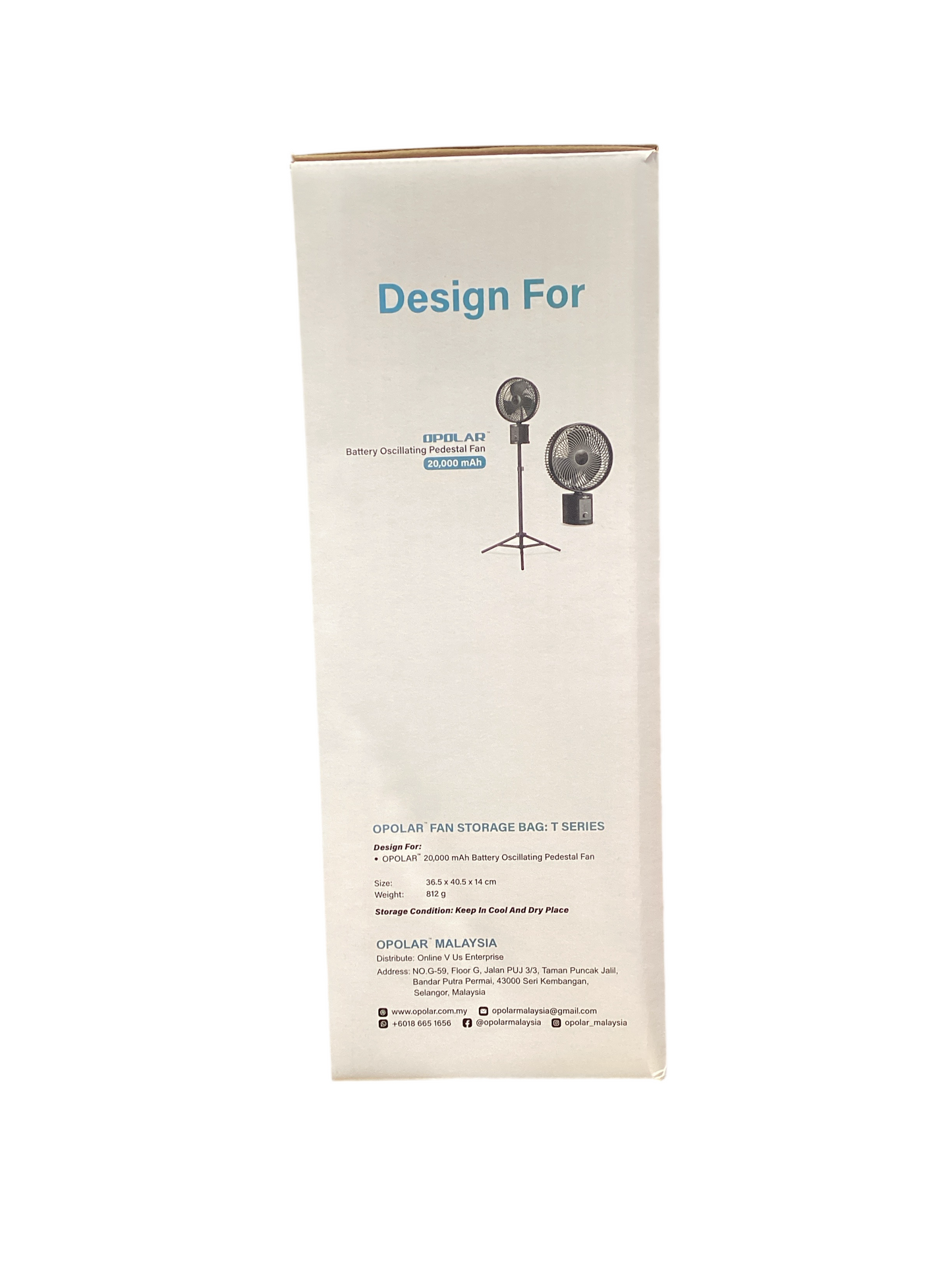 OP020-021 | OPOLAR Fan Storage T Bag | OP020 | OP021