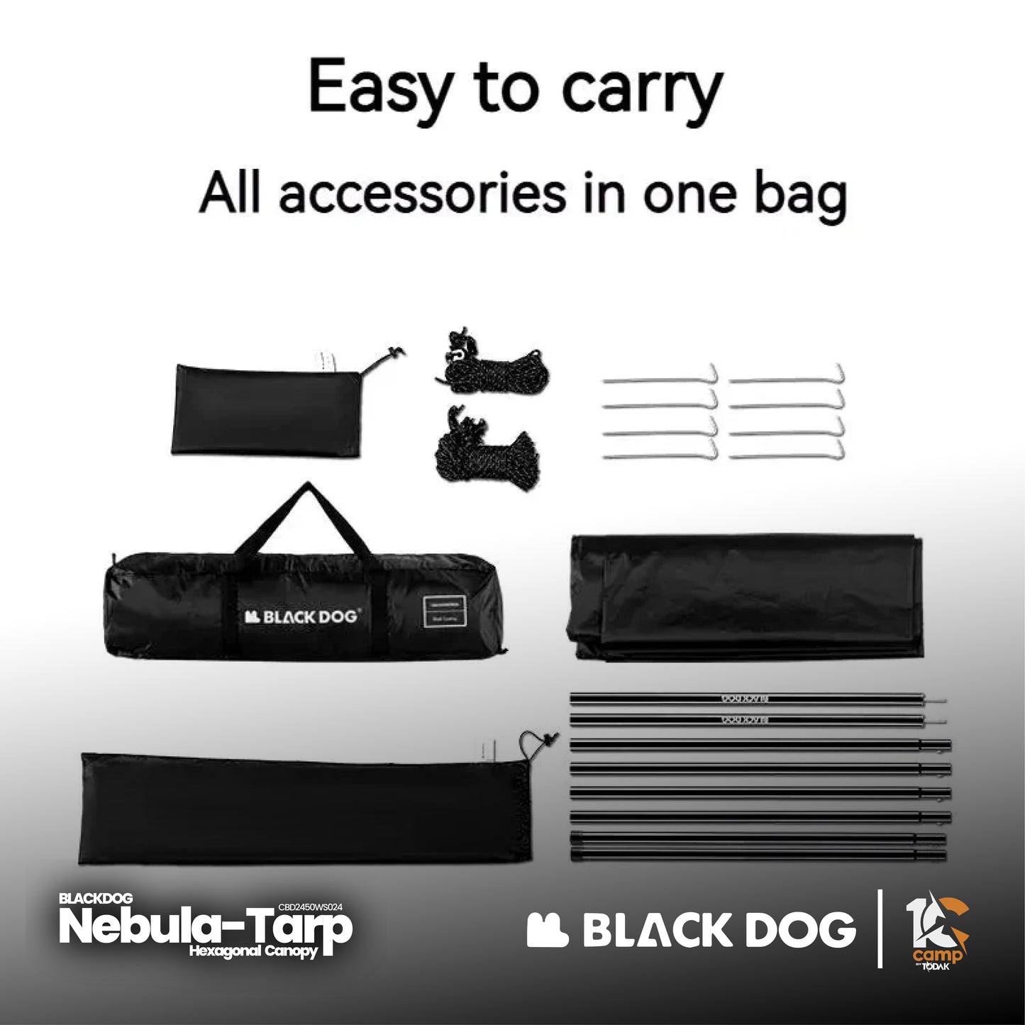 BD065-066 BLACKDOG | BD065 CBD2450WS024 Nebula - Hexagonal canopy | BD066 CBD2450WS025 RIHE arc edge large canopy |