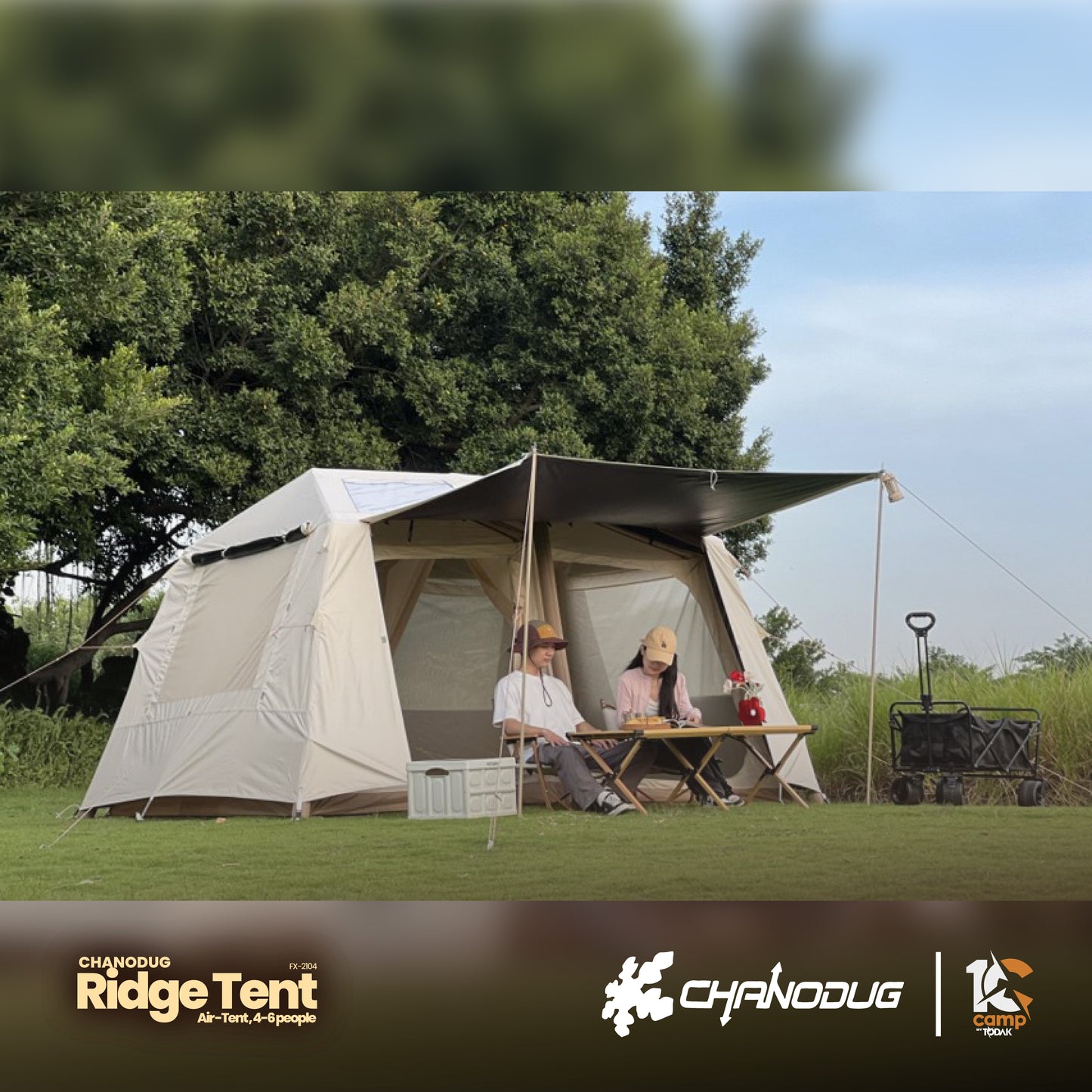 CD001 | CHANODUG FX-2104 Tent 4-6 people