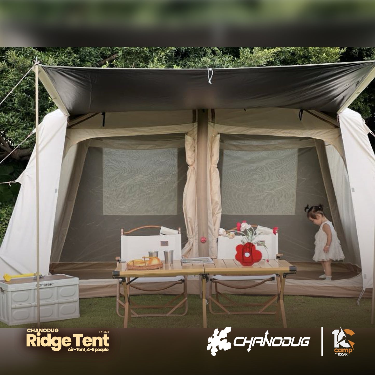 CD001 | CHANODUG FX-2104 Tent 4-6 people