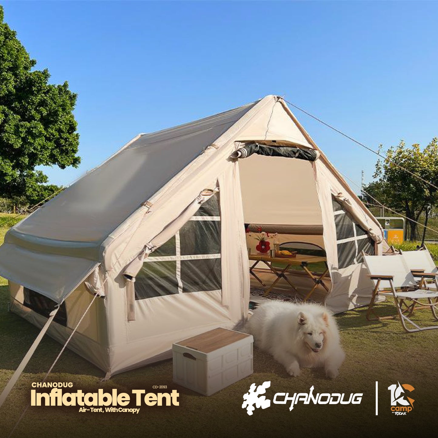 CD003 | CHANODUG CD-2093 Inflatable Tent with Canopy