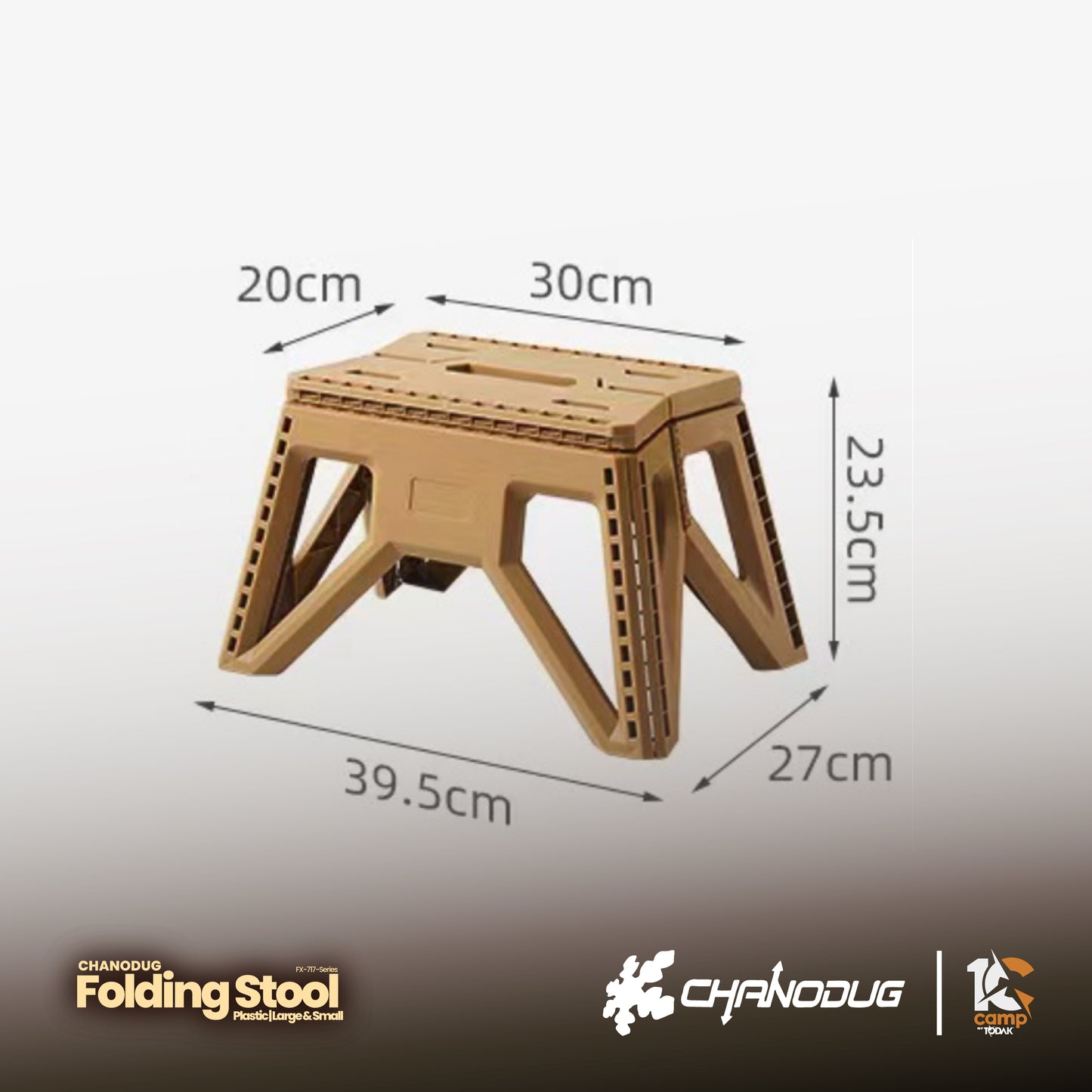 CD053~076 | CHANODUG Plastic folding Stool Chair | FX-7178 Large / FX-7179 Small | CD053 | CD054 | CD075 | CD076