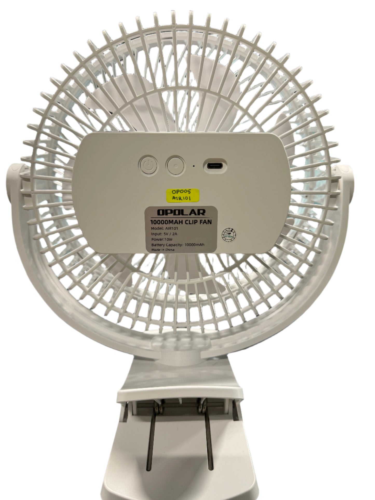 OP005 | OPOLAR AIR101 _ Clip Fan | 10,000mAH