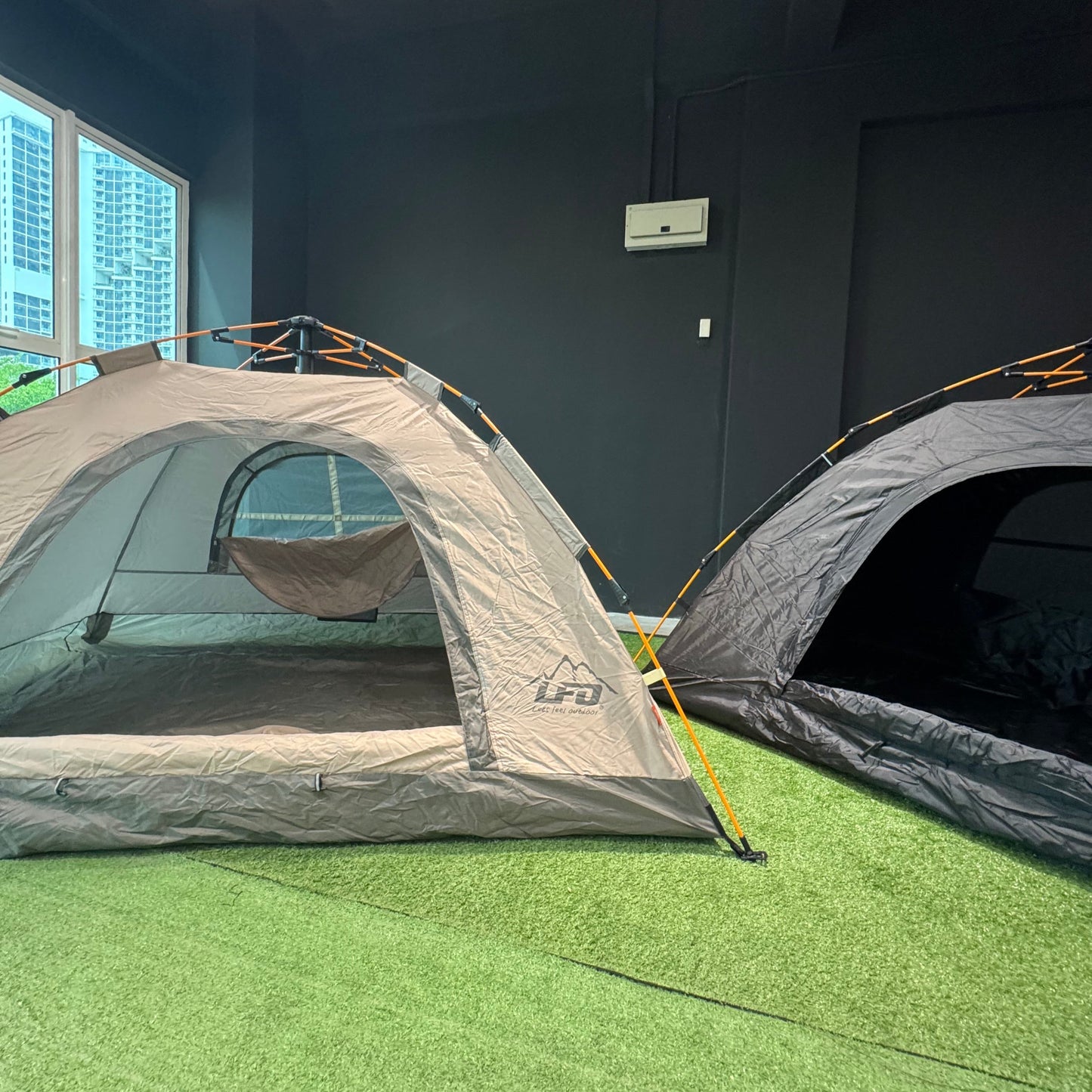LF003-004 LFO GJ-2022 XS Auto-Tent ,Single-layer hydraulic Automatic Tent 1-2 person