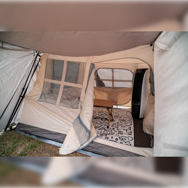 LF030 | LFO GJ-1851 _ 4 person Auto-Tent | KHAKI | 240*240*175cm