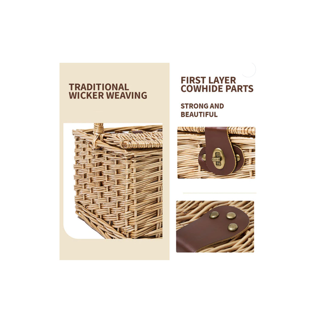 MG040 | MOBI GARDEN NX21671110 _ Handled Picnic Basket