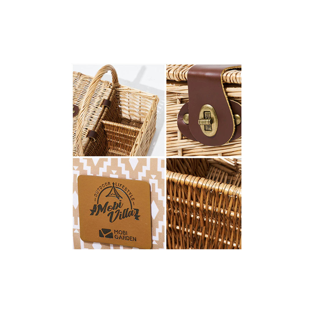 MG040 | MOBI GARDEN NX21671110 _ Handled Picnic Basket