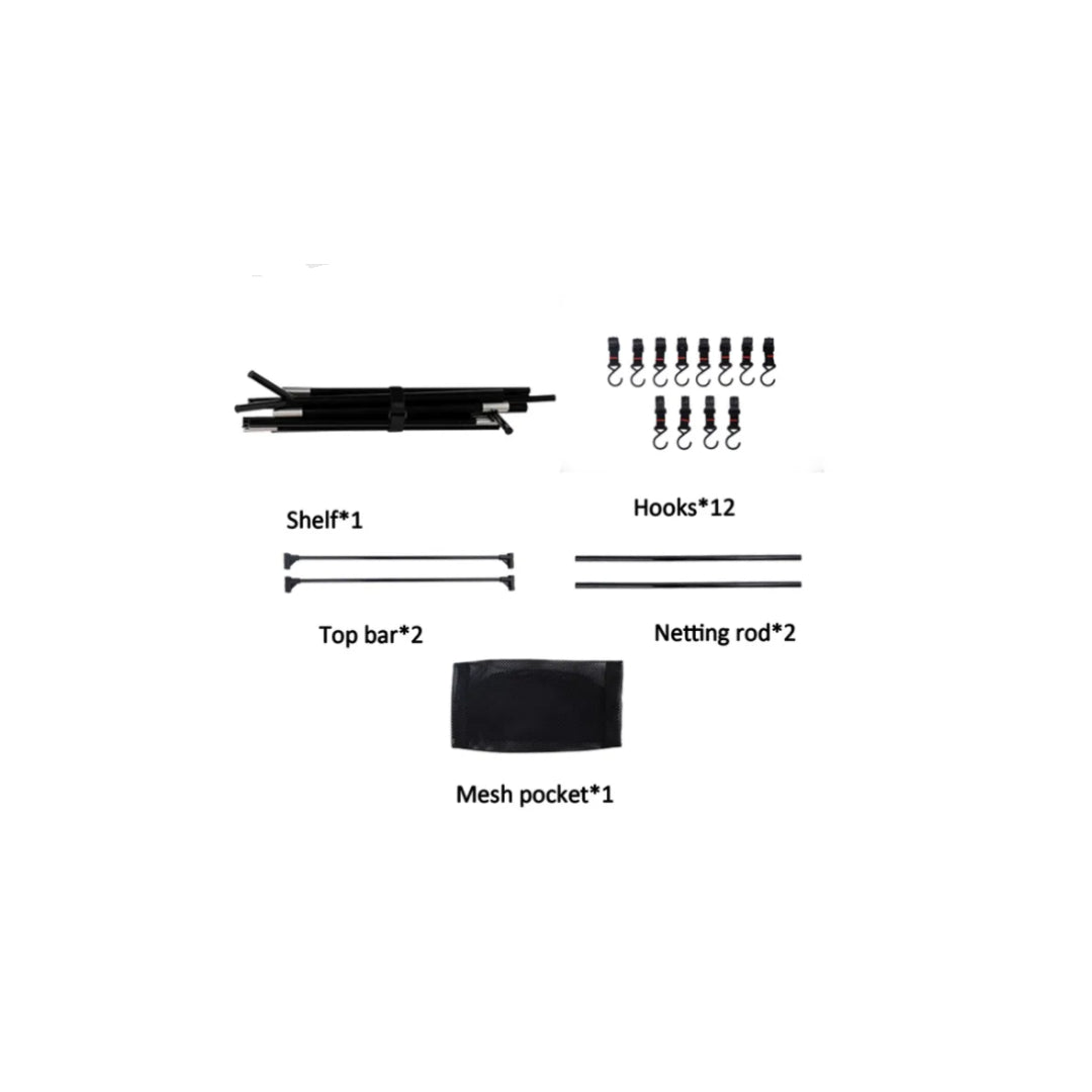 MH036 | MOUNTAINHIKER SZK364 _ Net Bag Storage Rack