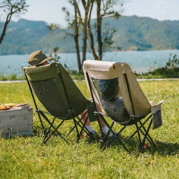 NH109-110 | NATUREHIKE CNK2550JJ019 _ Sea star 002 Gathered high-back mesh moon chair | NH109 | NH110