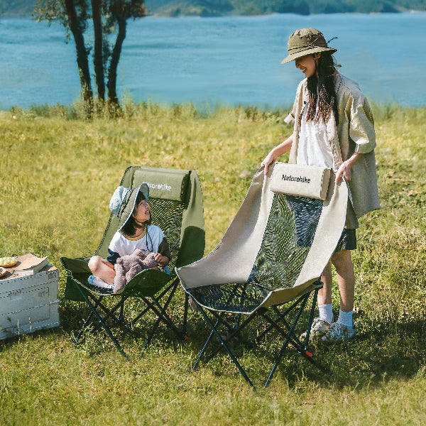 NH109-110 | NATUREHIKE CNK2550JJ019 _ Sea star 002 Gathered high-back mesh moon chair | NH109 | NH110