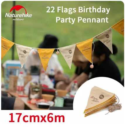 NH057 | NATUREHIKE NH20PJ119 _ Decoration pennant (6m/22 flags)