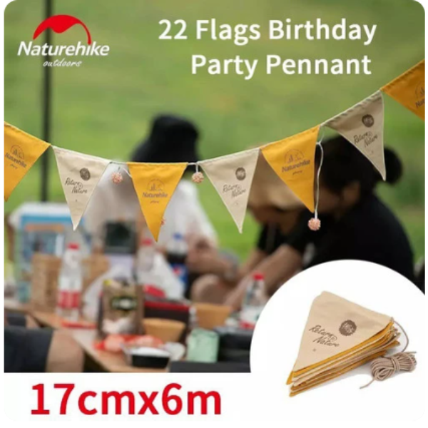 NH057 | NATUREHIKE NH20PJ119 _ Decoration pennant (6m/22 flags)