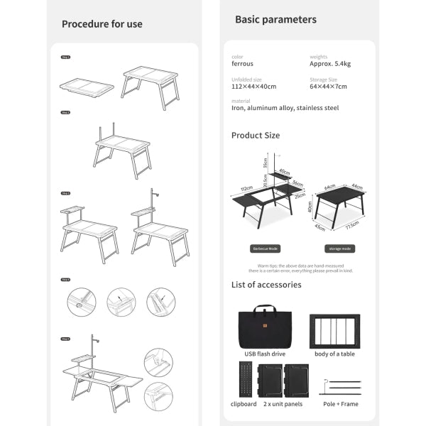 NH064 | NATUREHIKE CNK2300JJ024 _ Fangzhe IGT Two-unit table
