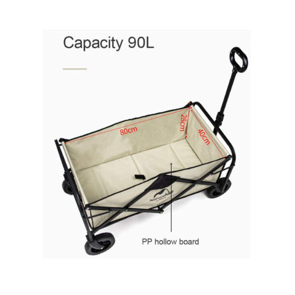 NH030-107 | NATUREHIKE NH19PJ001 _ Outdoor Utility Portable Camping Stroller Folding Trolley 90L + NH20PJ008 Tabletop | NH030 | NH031 | NH095 | NH107