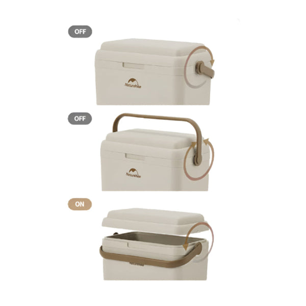 NH078-079 | NATUREHIKE CNK2300BS011 _ (Lingdu 24H) Outdoor antibacterial cooler box (Beige) | NH078 | NH079 |