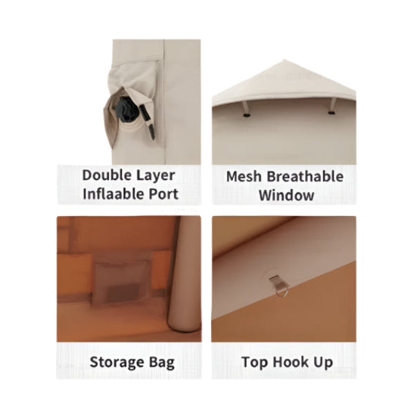 NH004 | NATUREHIKE CNH22ZP012 _ 17.2 Inflatable Air Tent |