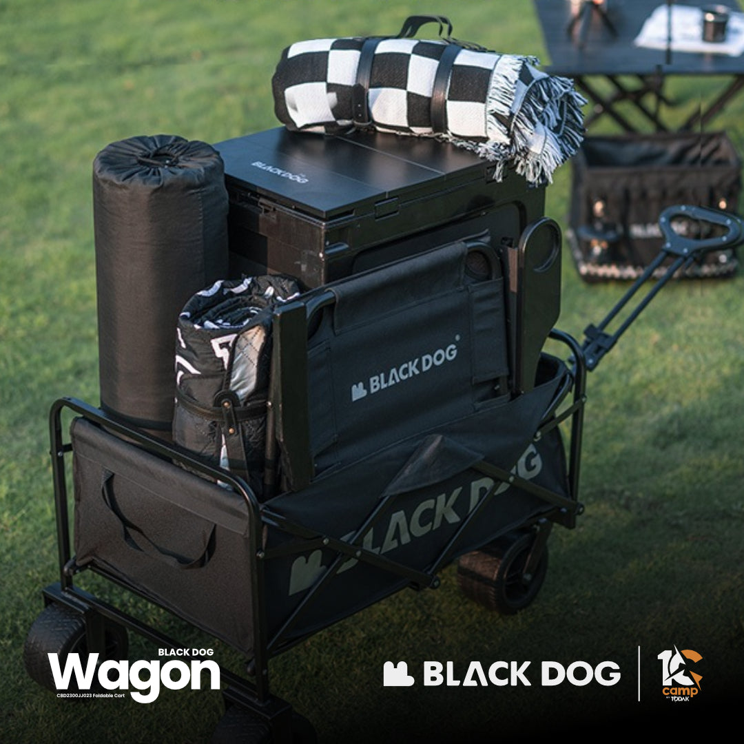 BD008-038-CBD2300JJ023 BLACKDOG Camping Cart (City Walk) 100L / CBD2300PJ011 Table Board-only