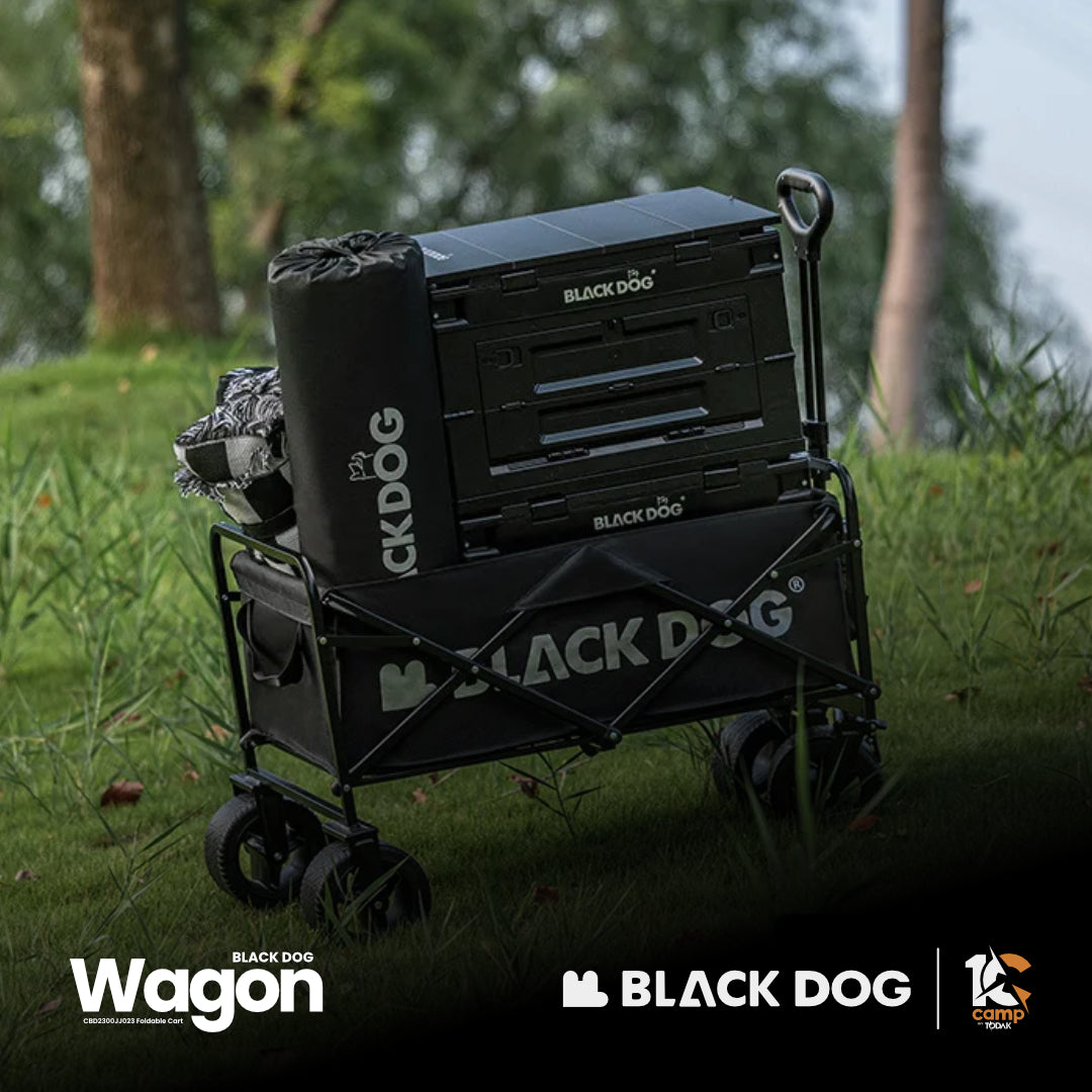BD008-038-CBD2300JJ023 BLACKDOG Camping Cart (City Walk) 100L / CBD2300PJ011 Table Board-only