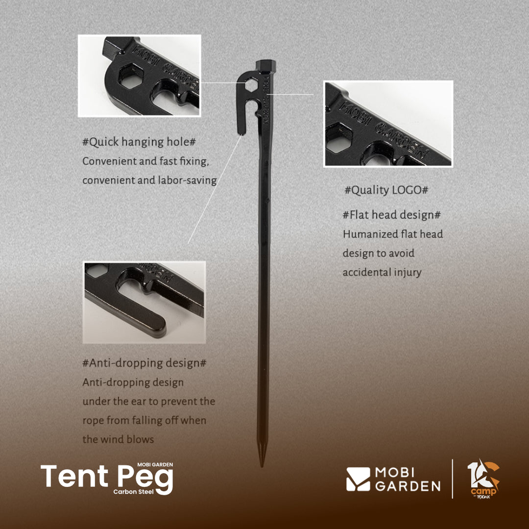 MG002-003 | MOBI GARDEN NX20672045 _ Camping Stakes Tent Nail Peg
