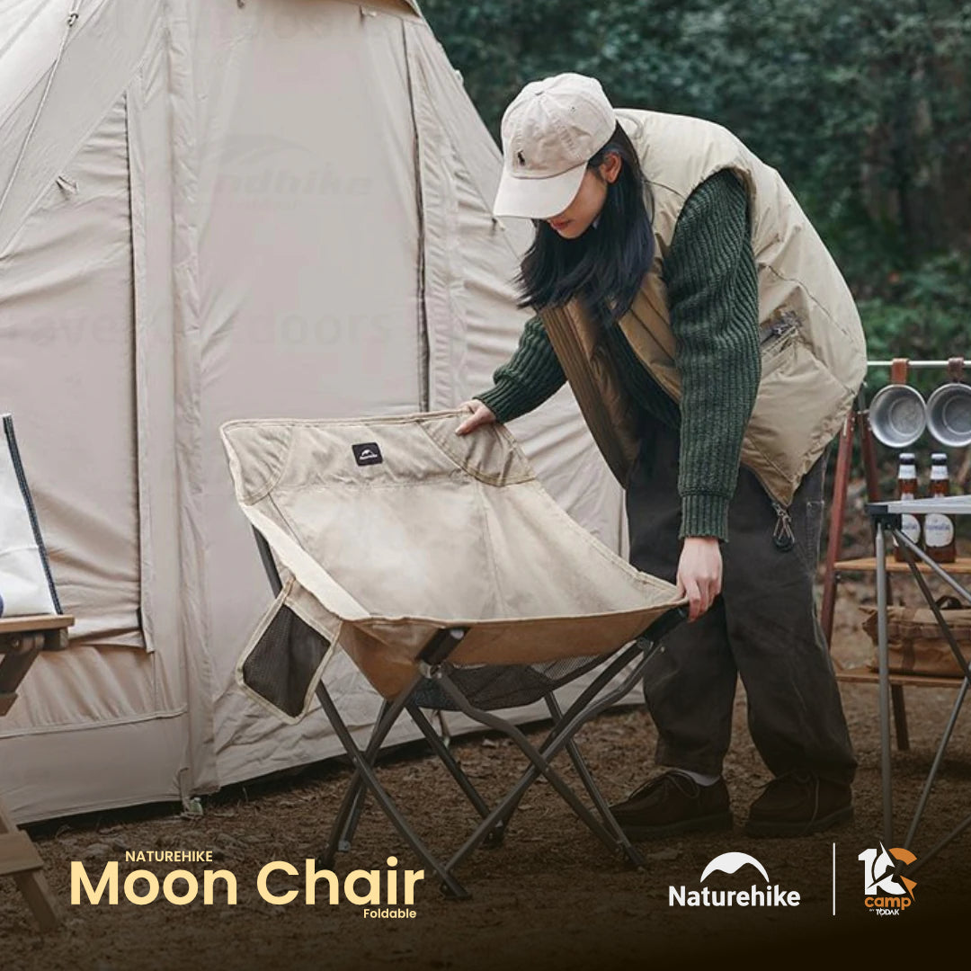 NH021-022-NH20JJO22 NATUREHIKE Outdoor Folding Moon Chair