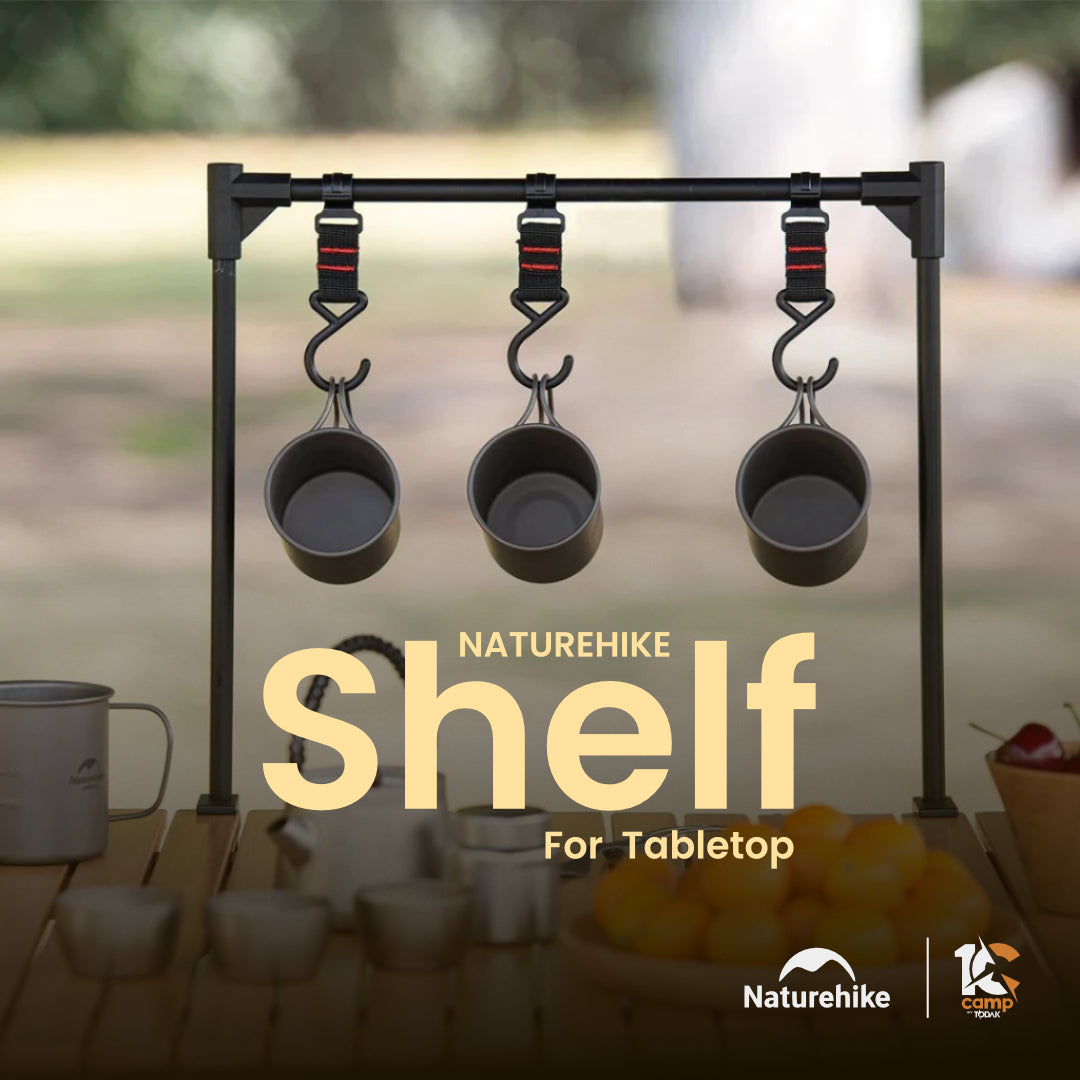 NH034-NH20PJ137 NATUREHIKE Outdoor Tabletop Shelf