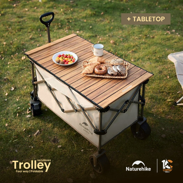 NH032-106 | NATUREHIKE NH20PJ009 _ TC03 Camper Car Camping Cart Portable 187L + Tabletop | NH032 | NH066 | NH106