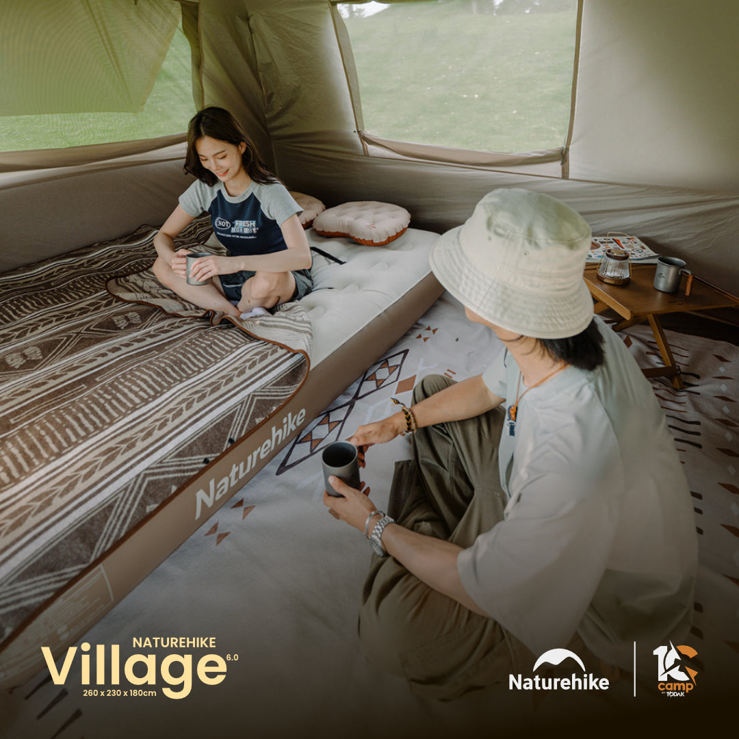 NH001-CNK2300ZP021 NATUREHIKE Village 6.0 2 Generation Quick Open Tent