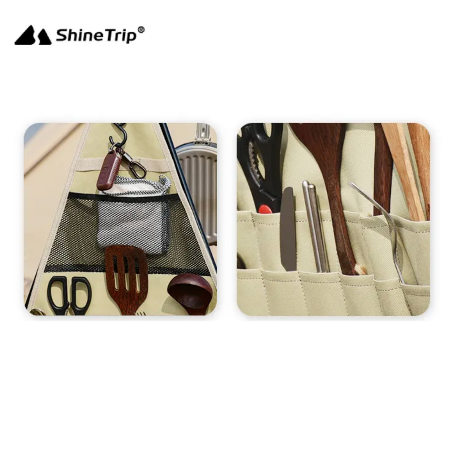 ST041- A347-V0S SHINE TRIP Storage rack triangular bag Small