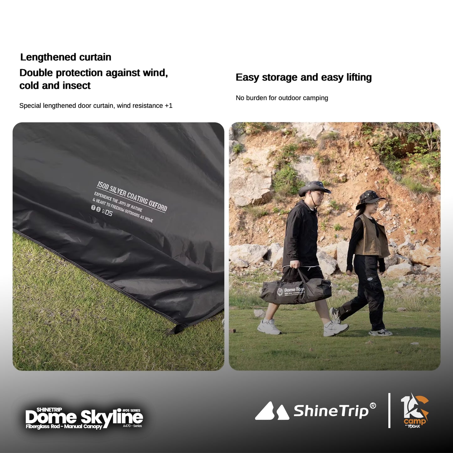 ST006~081 SHINE TRIP ST-05 Series Dome Canopy & Accessories