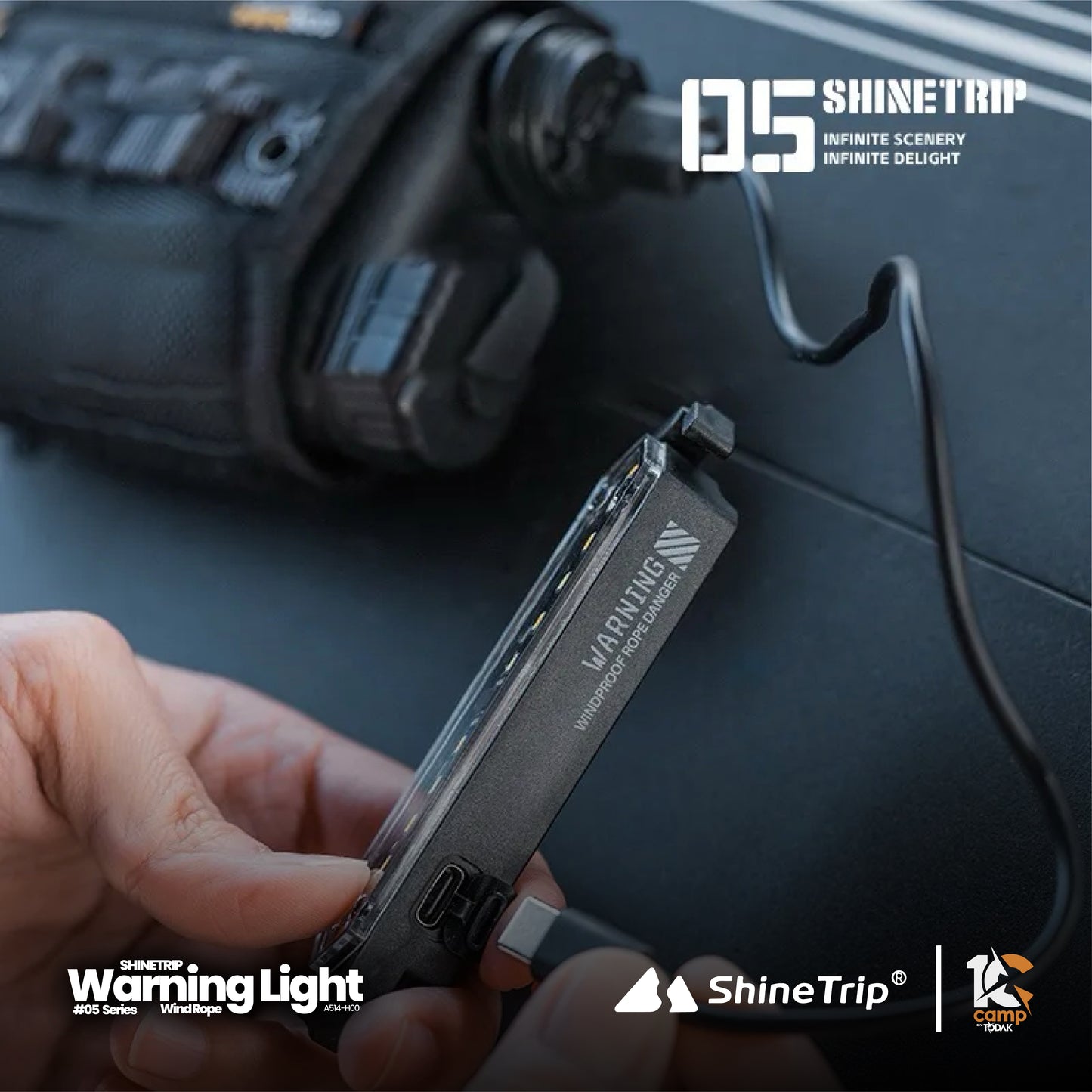 ST083 #05 Series Wind Rope Warning Light
