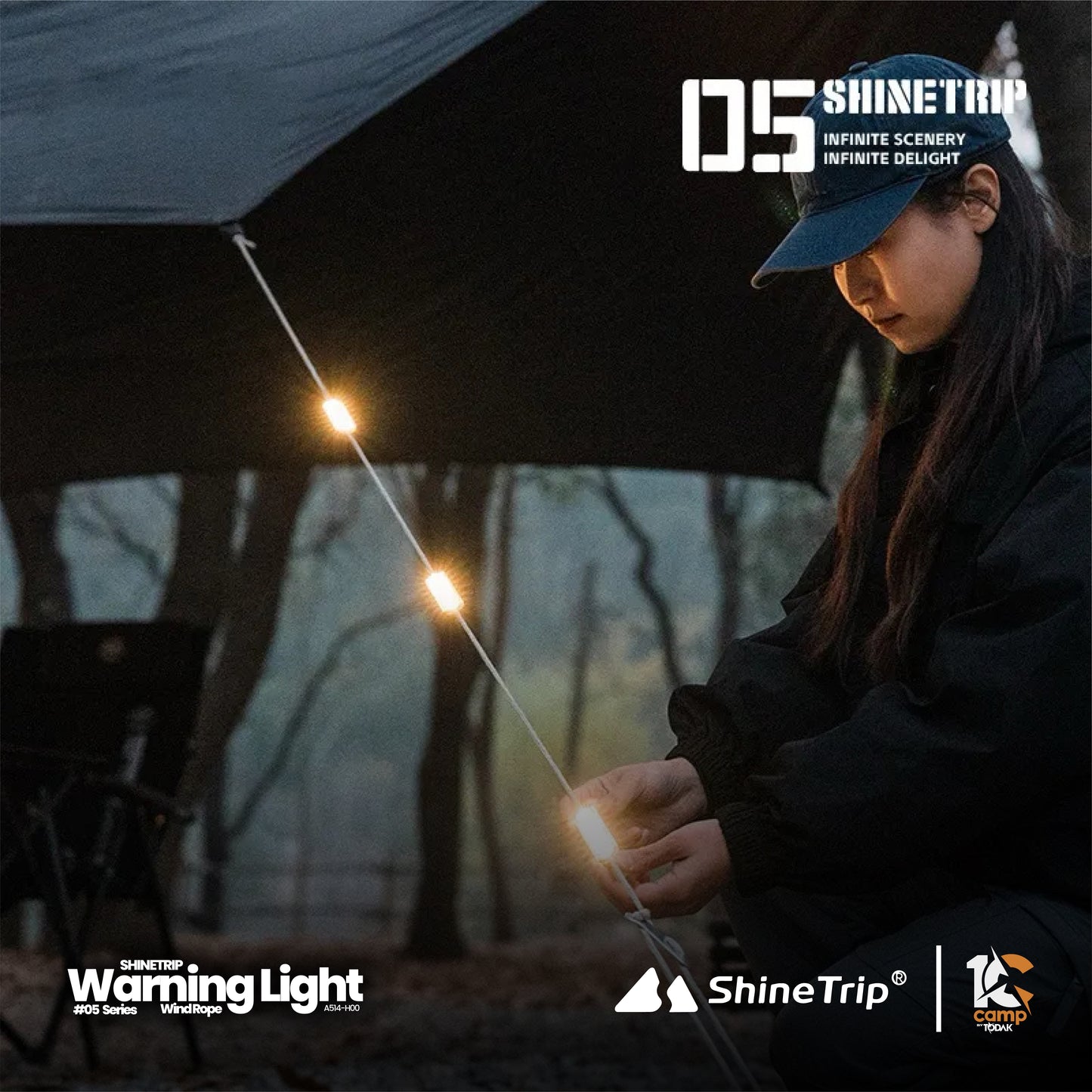 ST083 #05 Series Wind Rope Warning Light