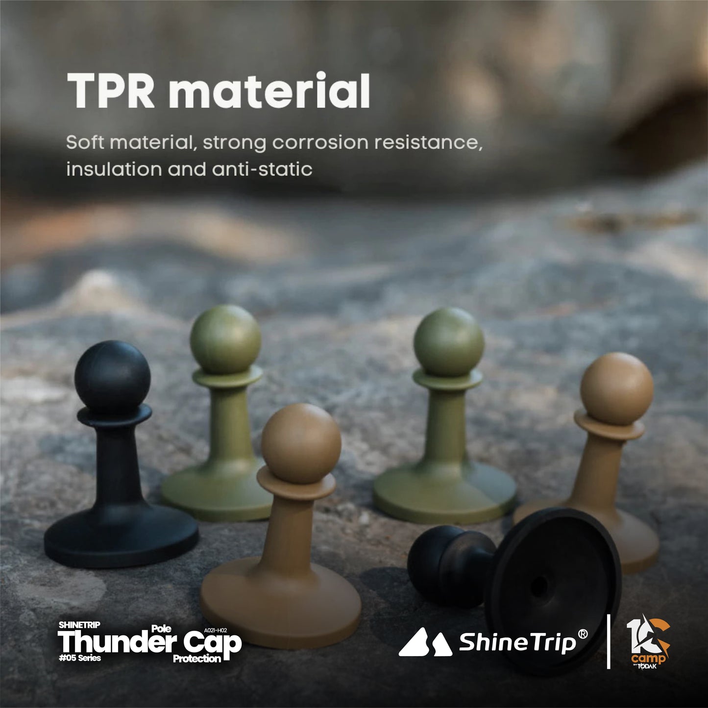 ST086 SHINE TRIP A021-H02 Thunder Cap - Set