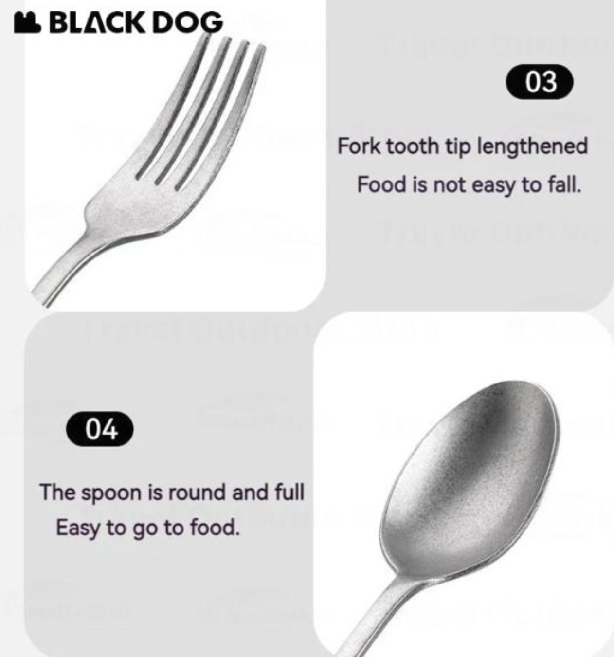 BD061 | BLACKDOG BD-CJ007 _ Stainless Steel Tableware Set