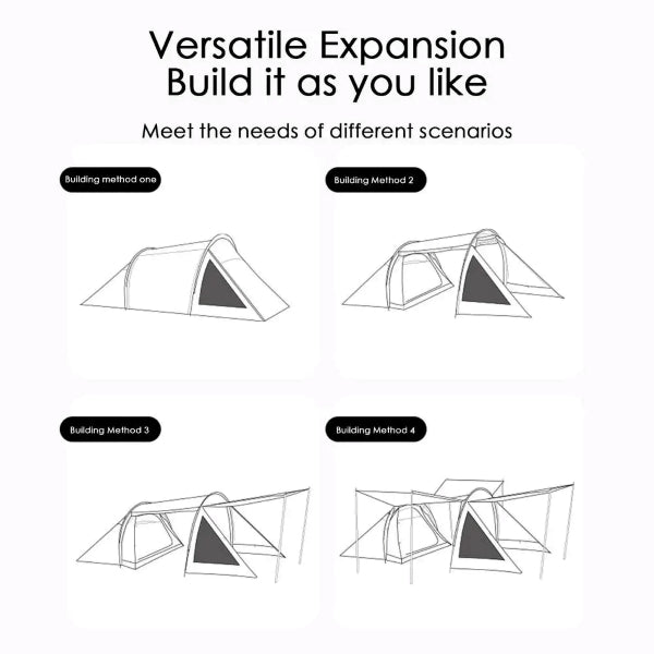 ST132-133 | SHINETRIP #05 Series light tunnel tent | ST132 | ST133