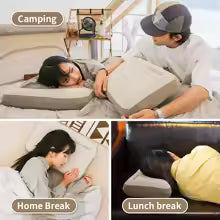 NH061-094 | NATUREHIKE NH22ZT002 Memory Foam Comfort Square Pillow | NH061 Khaki | NH094 Grey |