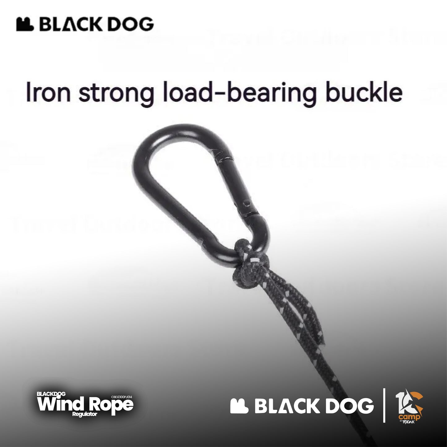 BD082 | BLACKDOG CBD2300PJ014 _ Windproof Rope Regulator