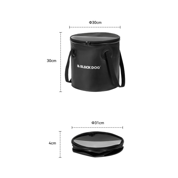 BD095 | BLACKDOG CBD2450CF011 _ Baichuan - Camping Folding Bucket | 20L