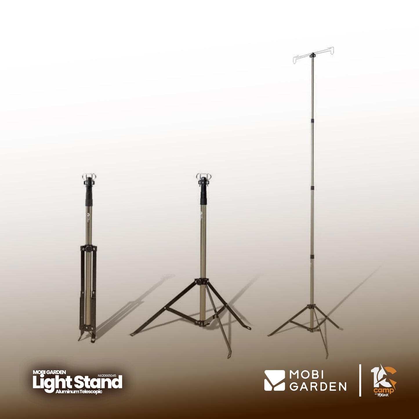 MG069 | MOBI GARDEN NX20665045 _ STRETCHABLE LIGHT STAND | Fengxue Aluminum Telescopic Light Stand |