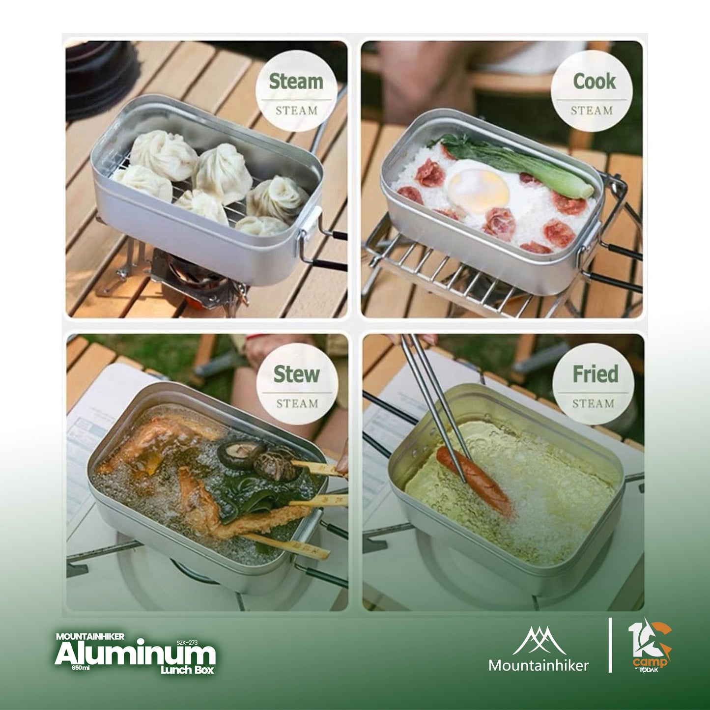 MH054 SZK273 Aluminum Lunch Box