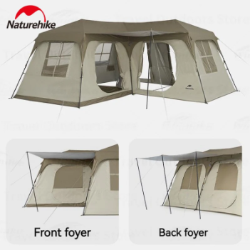 NH049-CNH23ZP12004 NATUREHIKE Village Suite Quick Open Tent