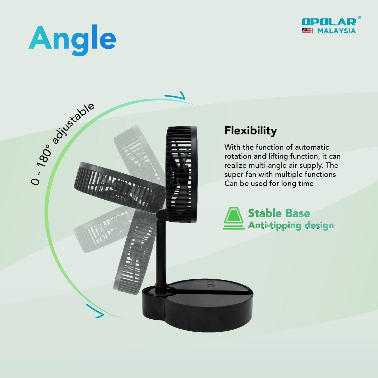 OP010 | OPOLAR WH71 _ Stand/Tower (Floor Fan) | 10,000mAH