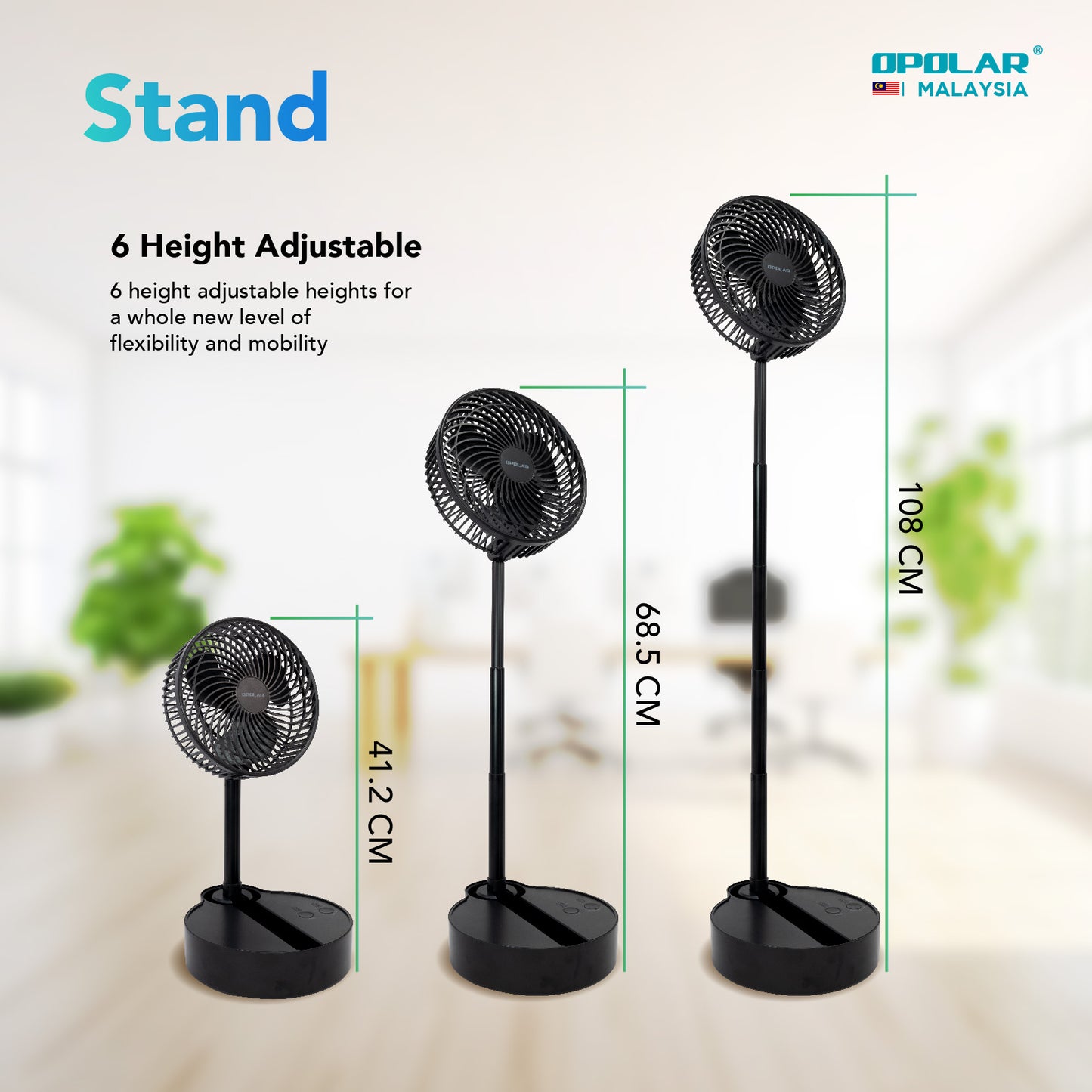 OP010 | OPOLAR WH71 _ Stand/Tower (Floor Fan) | 10,000mAH
