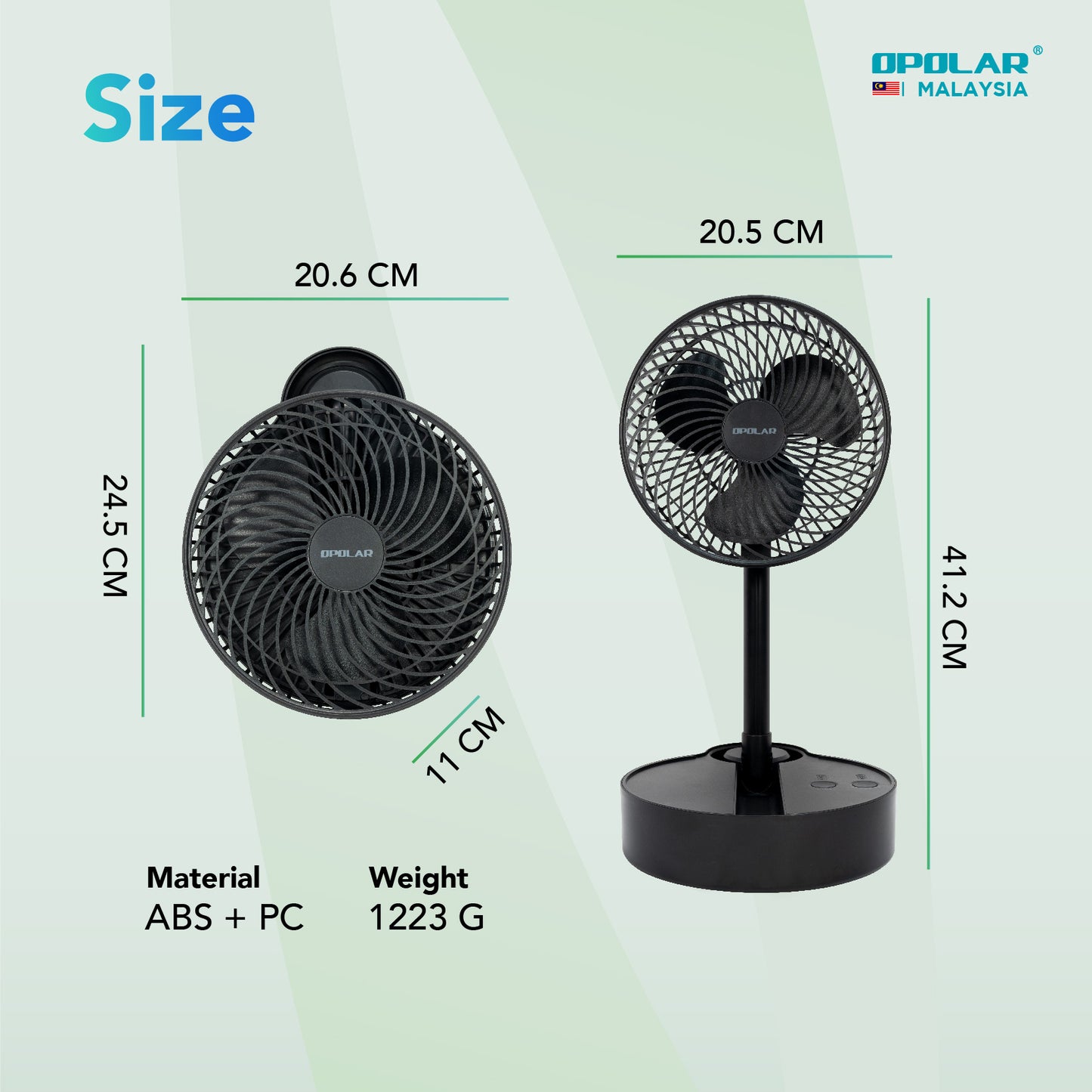 OP010 | OPOLAR WH71 _ Stand/Tower (Floor Fan) | 10,000mAH