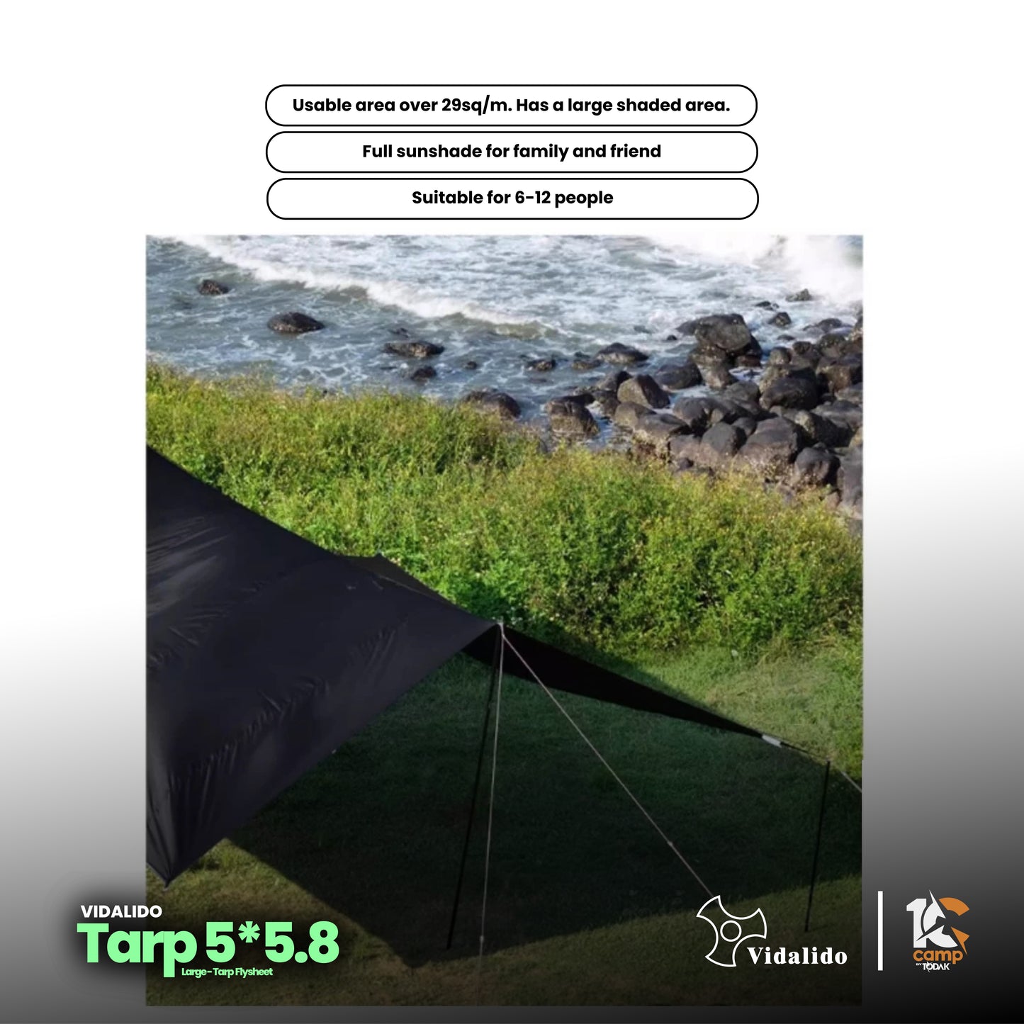VD039 VIDALIDO Tarp 5*5.8
