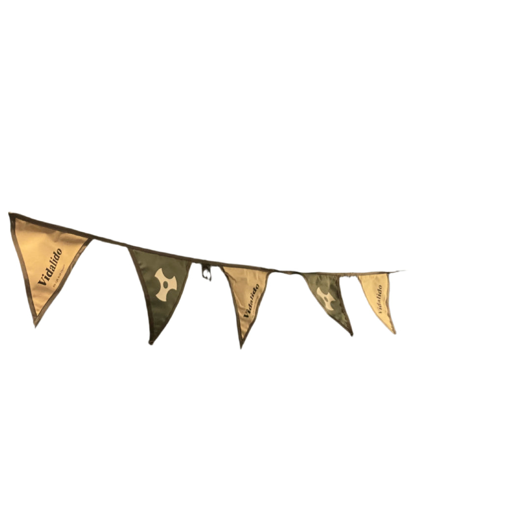 VD028 | VIDALIDO Hanging Flag cotton triangle (5.5m/12 flags)