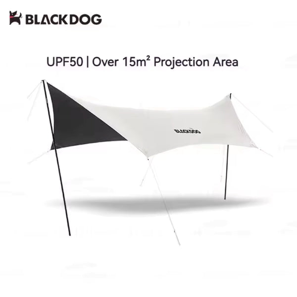 BD062 | BLACKDOG BD-TM004 _ Hexagon Tarp Silver Coated | BEIGE | 550*293*240cm | BD062 |