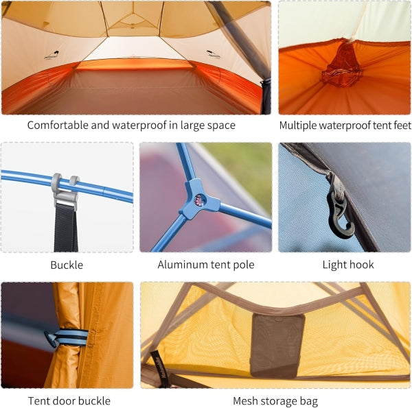 NH123 | NATUREHIKE  NH18T030-T _ Cloud up-3 Ultralight Tent