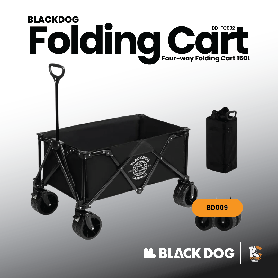 BD009 | BLACKDOG BD-TC002 _ Four-way Folding Cart 150L | WAGON